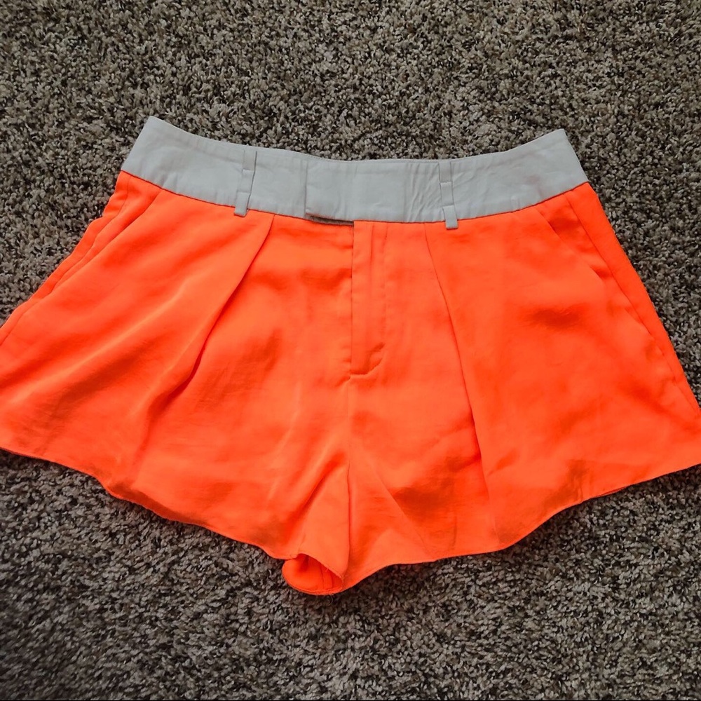 Helmut Lang Orange Shorts